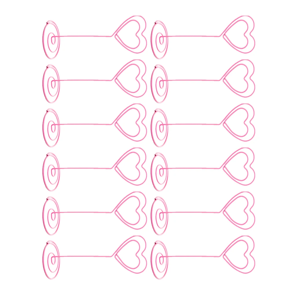 12 Pcs Metal Note Holders Simple Wedding Supplies Paper Clips Reusable Table Number Holders Menu Clips Heart Shaped Card
12 Pcs Metal Note Holders Simple Wedding Supplies Paper Clips Reusable Table Number Holders Menu Clips Heart Shaped Card