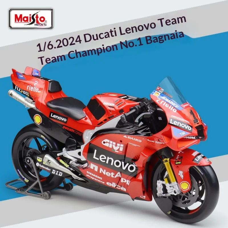 Maisto Alloy Simulation Motorcycle Model 1:6 Scale 2024 Ducati Lenovo Team Bagnaia No.1 GP Racing Collectible Gift For Hobbyists
Maisto Alloy Simulation Motorcycle Model 1:6 Scale 2024 Ducati Lenovo Team Bagnaia No.1 GP Racing Collectible Gift For Hobbyists