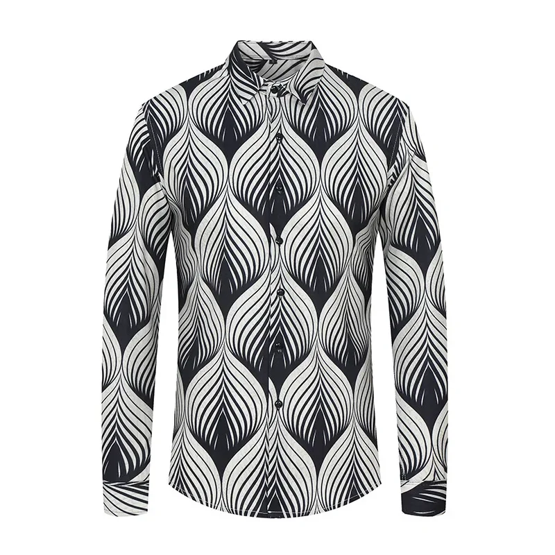 Men's Button Shirt 2024 Trendy and Versatile Long Sleeved Social Business Shirt Men's Luxury Street Wear
Men's Button Shirt 2024 Trendy and Versatile Long Sleeved Social Business Shirt Men's Luxury Street Wear