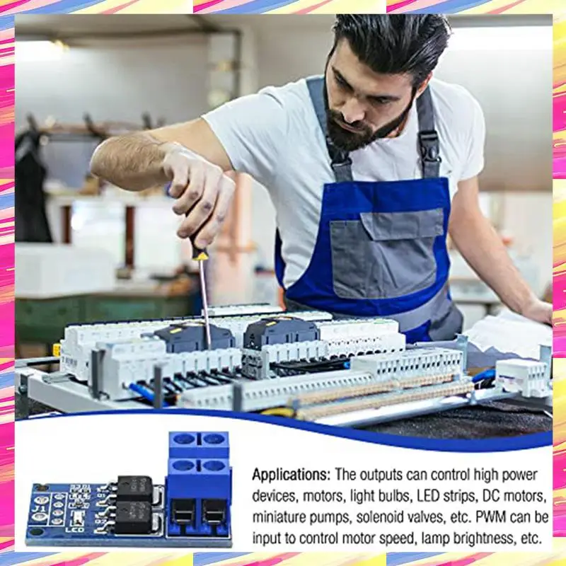 AIAI 30 шт. модуль привода MOSFET постоянного тока 5 В-36 В 15 А (макс. 30 А) 400 Вт двойной мощный 0-20 кГц ШИМ контроллер скорости двигателя постоянного тока
AIAI 30 шт. модуль привода MOSFET постоянного тока 5 В-36 В 15 А (макс. 30 А) 400 Вт двойной мощный 0-20 кГц ШИМ контроллер скорости двигателя постоянного тока