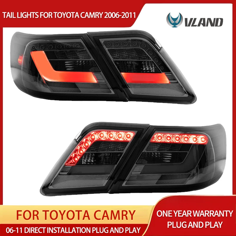 Vland 06-11 Camry Tail lights XV40 With LED Amber Turn Signal
Vland 06-11 Camry Tail lights XV40 With LED Amber Turn Signal