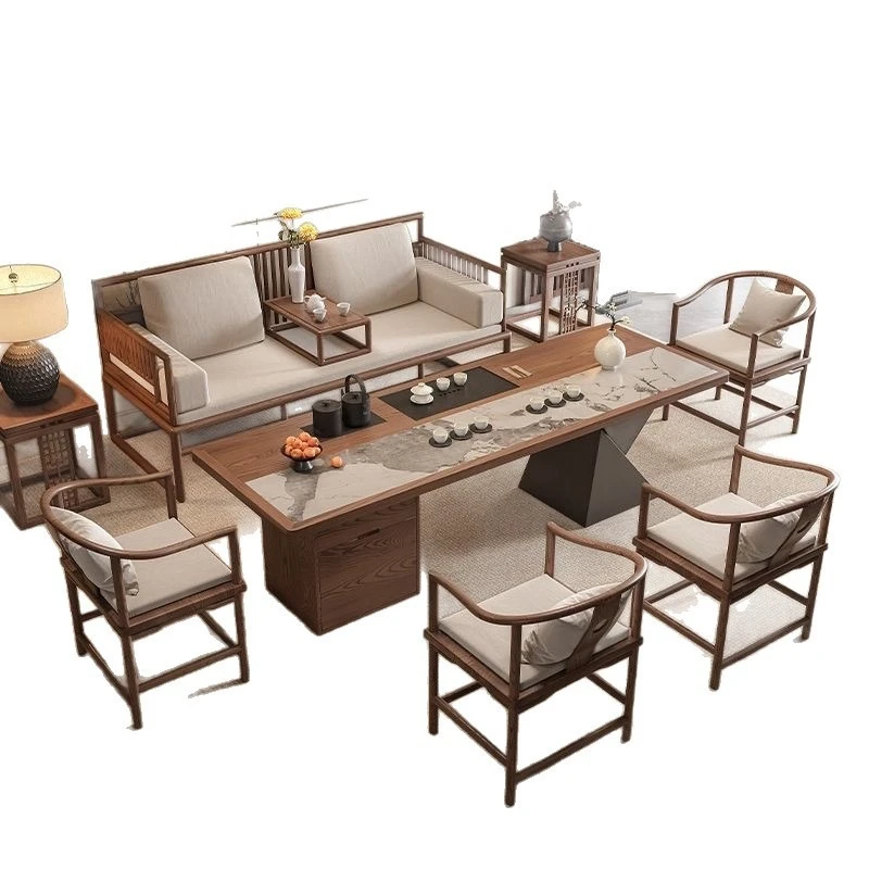 Song Dynasty aesthetics solid wood sofa coffee table combination sitting area double triple
Song Dynasty aesthetics solid wood sofa coffee table combination sitting area double triple