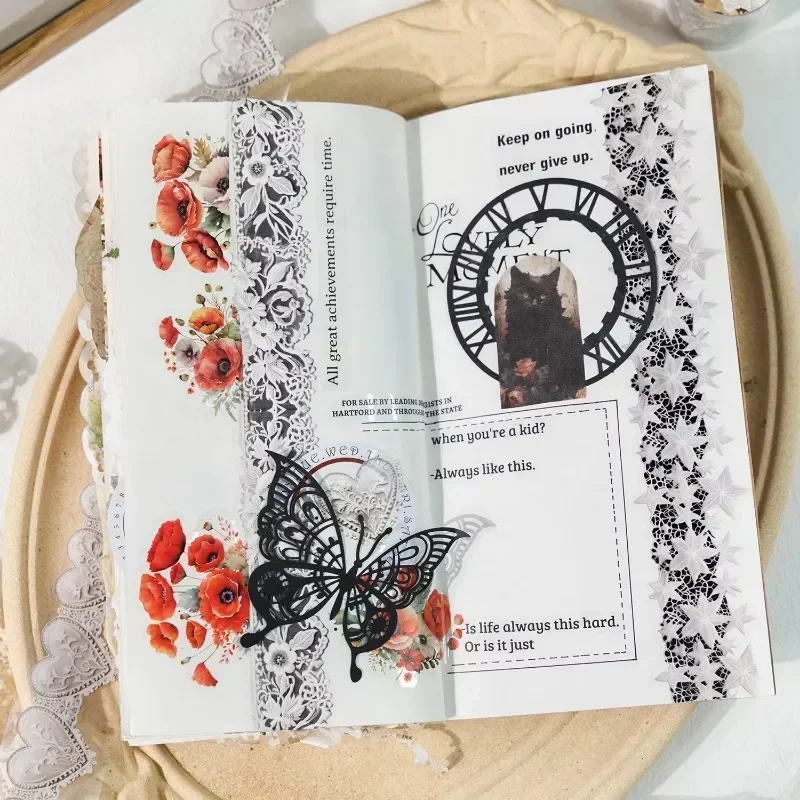 1Roll Material Tape 2M Lace Dance Vintage Adhesives Decoration Collage Scrapbook cut PET Handbook Package Supplies 45mm*2m
1Roll Material Tape 2M Lace Dance Vintage Adhesives Decoration Collage Scrapbook cut PET Handbook Package Supplies 45mm*2m