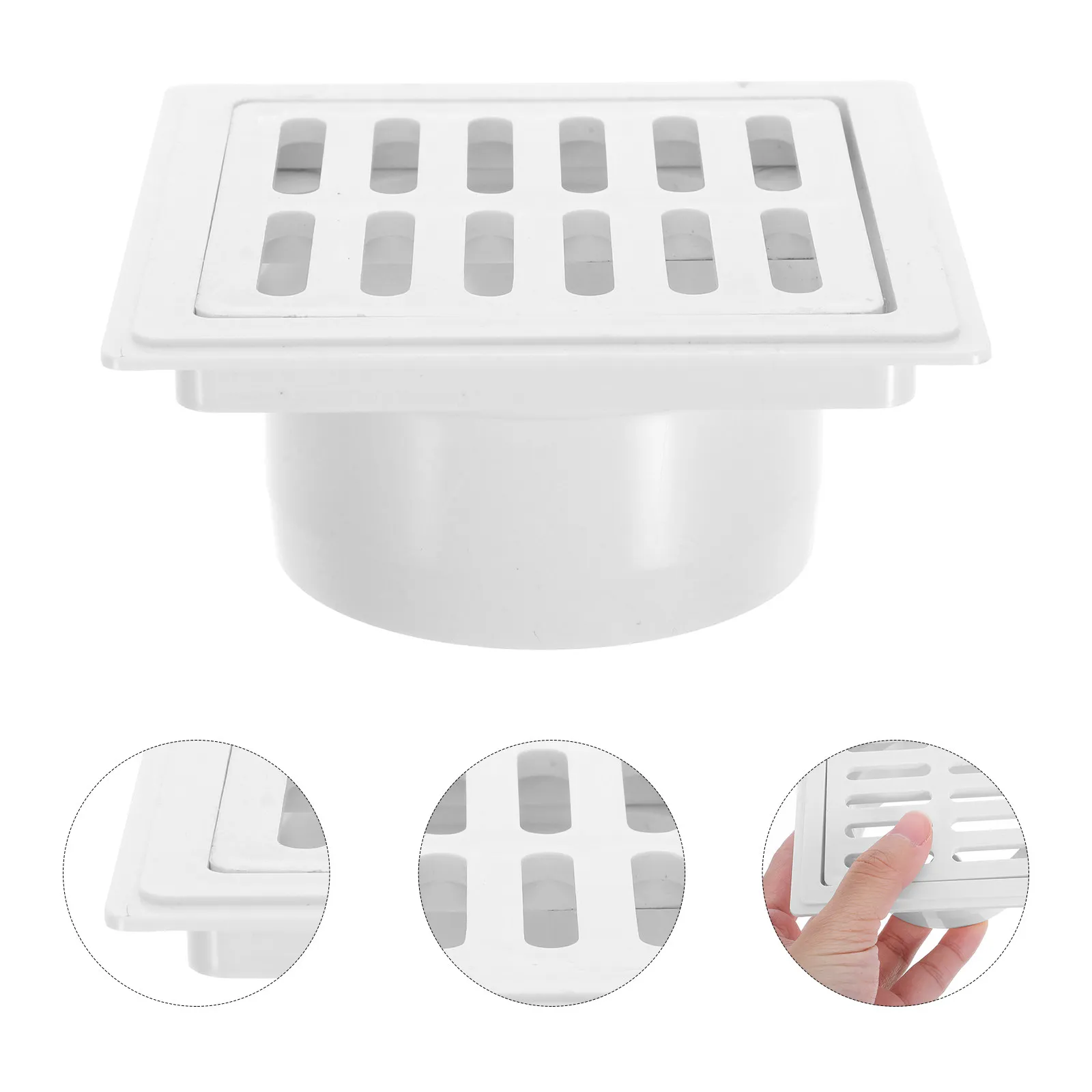 PVC Drainage Floor Drain Filter Screen Square Insert Cover Efficient Drainage Solution Bathroom Kitchen Floor Drain Replacement
PVC Drainage Floor Drain Filter Screen Square Insert Cover Efficient Drainage Solution Bathroom Kitchen Floor Drain Replacement