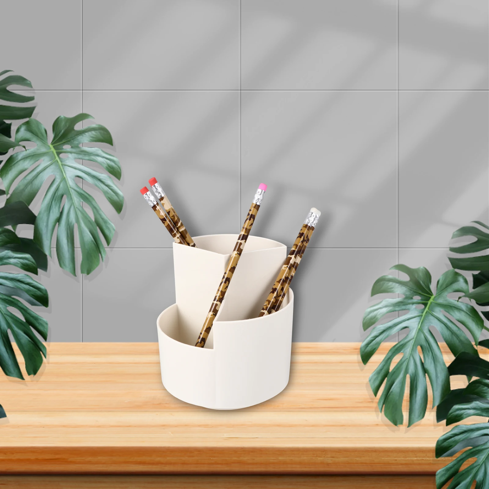 Rotating Pen Holder 360° Rotatable Desktop Organizer For Pens Cosmetics Brushes Storage Pencil Pot Stationery Box Multiple
Rotating Pen Holder 360° Rotatable Desktop Organizer For Pens Cosmetics Brushes Storage Pencil Pot Stationery Box Multiple