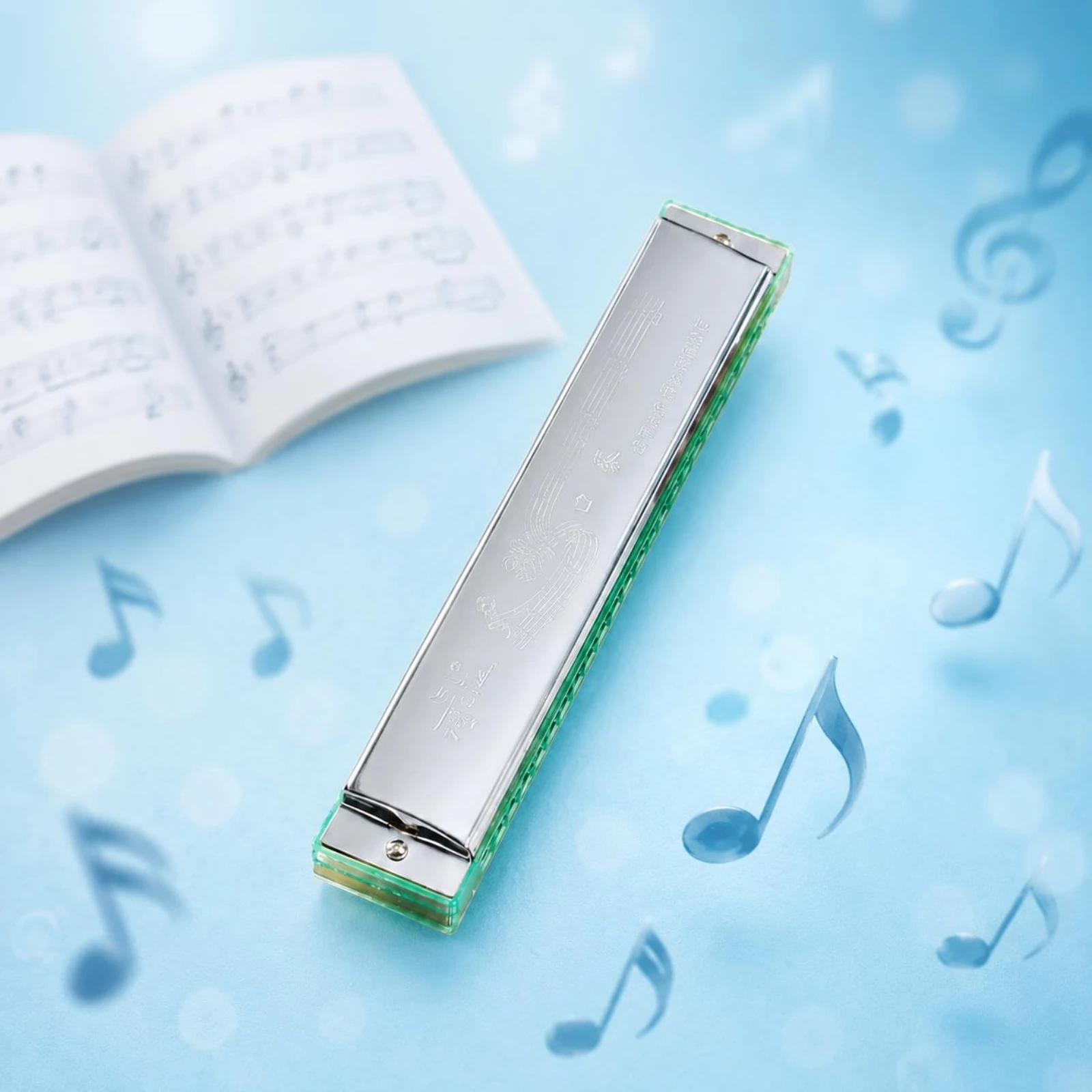 Beginner Harmonica Easy to Play Tremolo Harmonica Mouth Organ Double Reed Sound Wind Instrument Phosphor Bronze Reeds