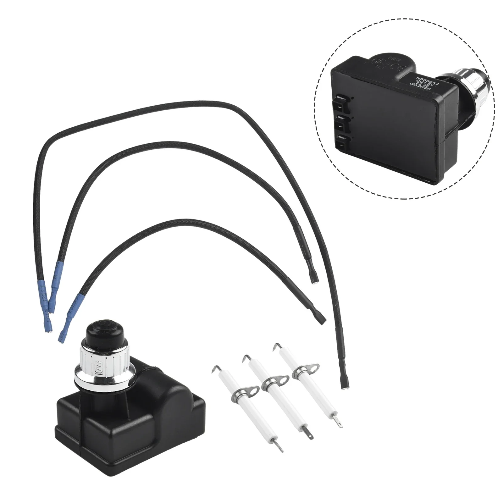 For PitBoss Memphis Grill Parts Igniter Kit Garden Tool Grill Replacement Parts Outdoor Cooking Electrode Ignitor
For PitBoss Memphis Grill Parts Igniter Kit Garden Tool Grill Replacement Parts Outdoor Cooking Electrode Ignitor