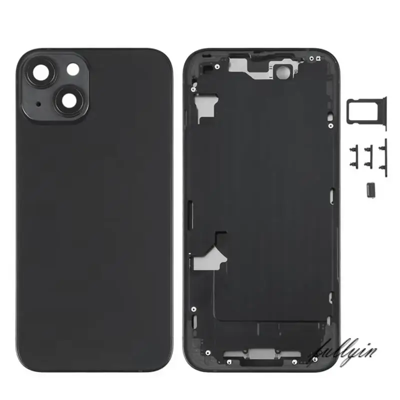 FULL-Battery New Back Housing For Iphone 14 Housing Back Cover+ Mid Chassis Frame+SIM Tray+Side Key Black
FULL-Battery New Back Housing For Iphone 14 Housing Back Cover+ Mid Chassis Frame+SIM Tray+Side Key Black