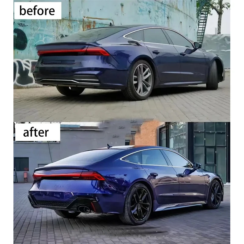 High Quality ABS Front Rear Bumper Assembly Front Lip RS5 Style Body Kit Suitable for A5 2020-2023
High Quality ABS Front Rear Bumper Assembly Front Lip RS5 Style Body Kit Suitable for A5 2020-2023