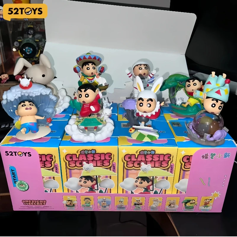 52TOYS Crayon Shin Chan слепая коробка классическая сцена серии милая кукла настольное украшение аниме тематическая коллекционная игрушка для подарка
52TOYS Crayon Shin Chan слепая коробка классическая сцена серии милая кукла настольное украшение аниме тематическая коллекционная игрушка для подарка