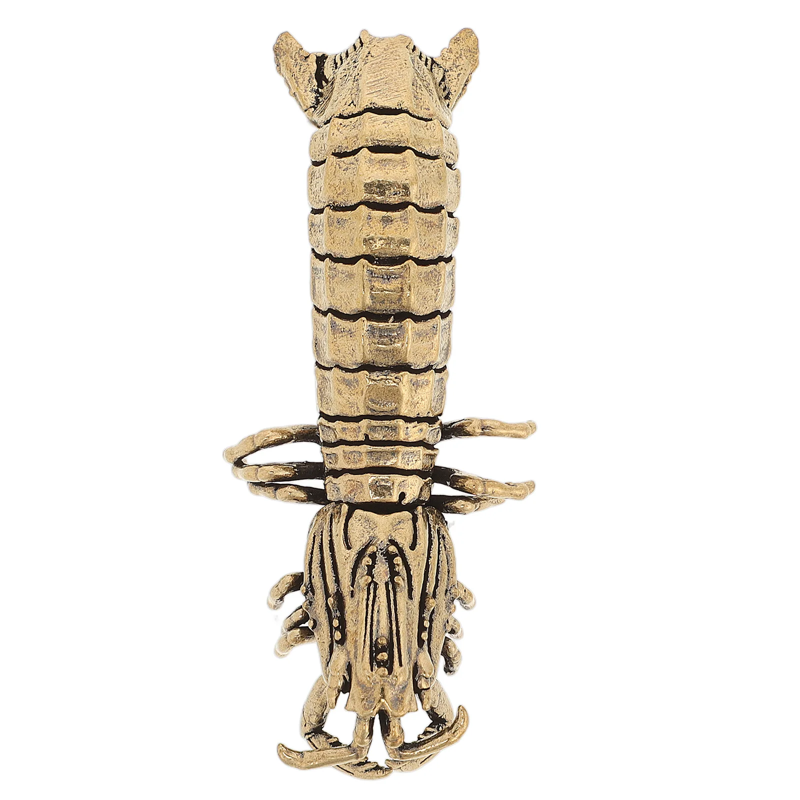 Realistic Brass Shrimp Statue Vintage Desktop Decor Indoor Home naments Artware Miniature Animal Figure Play
Realistic Brass Shrimp Statue Vintage Desktop Decor Indoor Home naments Artware Miniature Animal Figure Play