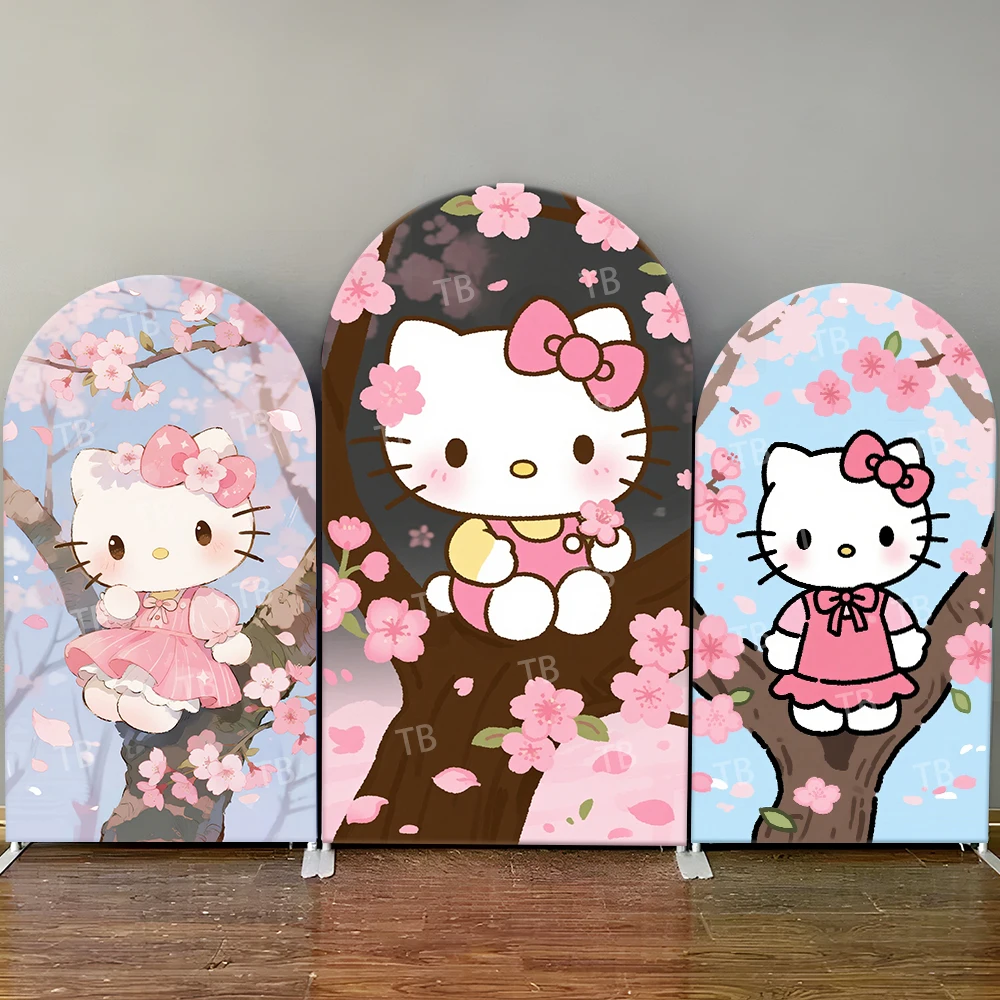Hello Kitty Cherry Blossom Arch Backdrop Cover Sakura Tree Scene For Girls Birthday Party Cute Cartoon Theme Photo Booth Decor
Hello Kitty Cherry Blossom Arch Backdrop Cover Sakura Tree Scene For Girls Birthday Party Cute Cartoon Theme Photo Booth Decor