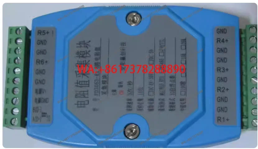 PD3063-Rx 6-канальный модуль сбора сигналов сопротивления, преобразователь измерения перемещения потенциометром, изоляция 485, 0-100 кОм
PD3063-Rx 6-канальный модуль сбора сигналов сопротивления, преобразователь измерения перемещения потенциометром, изоляция 485, 0-100 кОм