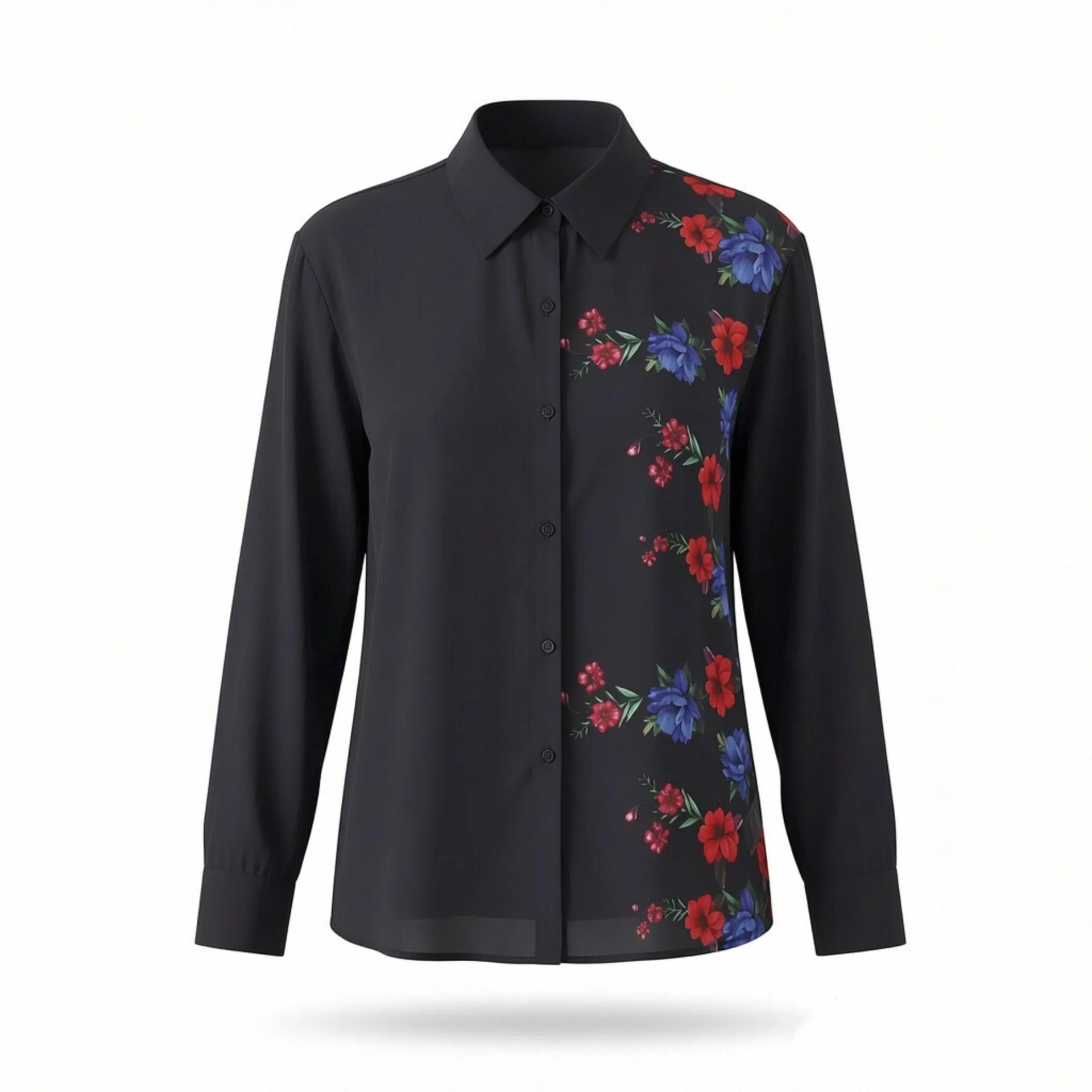Withered European And American Style Fashionable Versatile Collared Loose Chiffon Printed Shirt Woman Clothes Shirts
Withered European And American Style Fashionable Versatile Collared Loose Chiffon Printed Shirt Woman Clothes Shirts