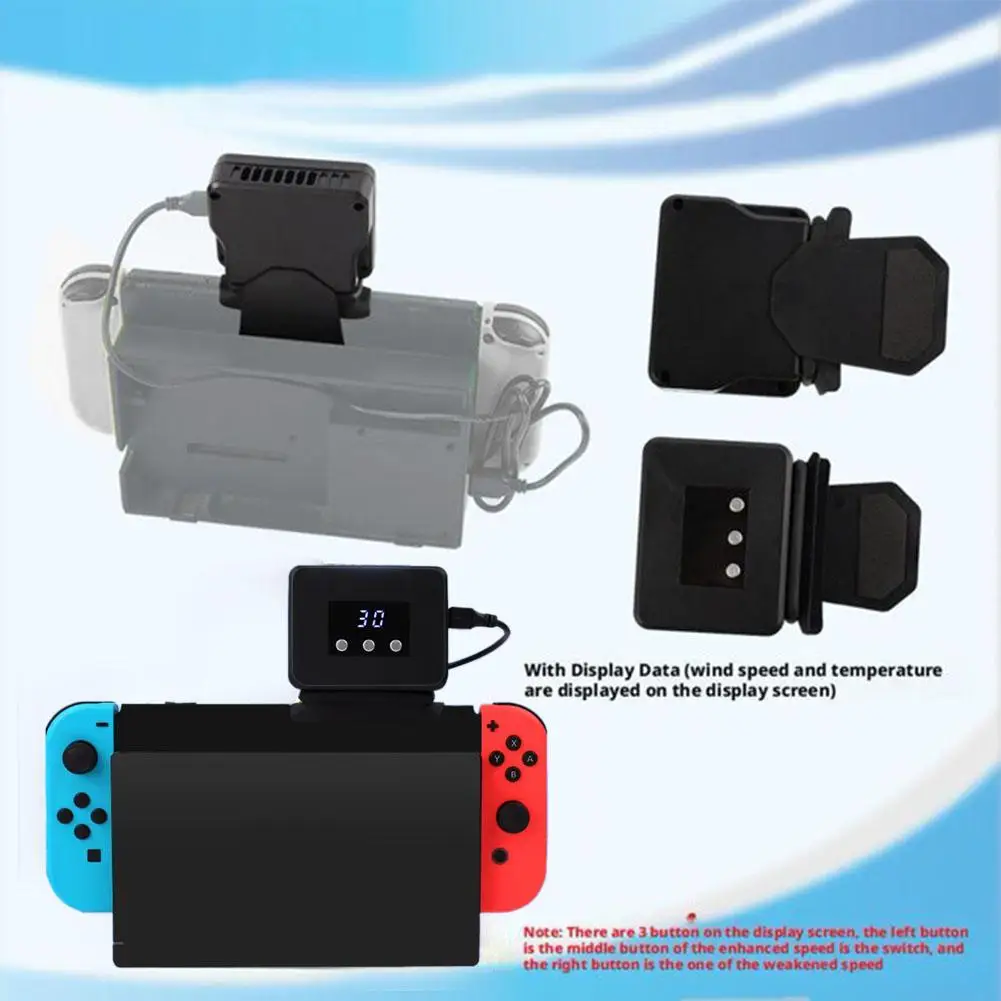 Хост-радиатор для Switch 2, портативная игровая консоль Switch 2, со светодиодным дисплеем, цифровой охлаждающий вентилятор
Хост-радиатор для Switch 2, портативная игровая консоль Switch 2, со светодиодным дисплеем, цифровой охлаждающий вентилятор