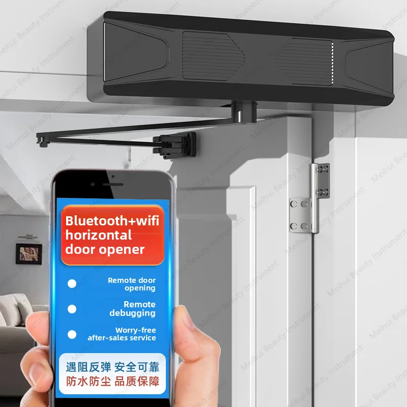 Intelligent Remote Control WIFI Horizontal Curved Arm Indoor Door and Window Electric Automatic Door Closer Remote Control
Intelligent Remote Control WIFI Horizontal Curved Arm Indoor Door and Window Electric Automatic Door Closer Remote Control