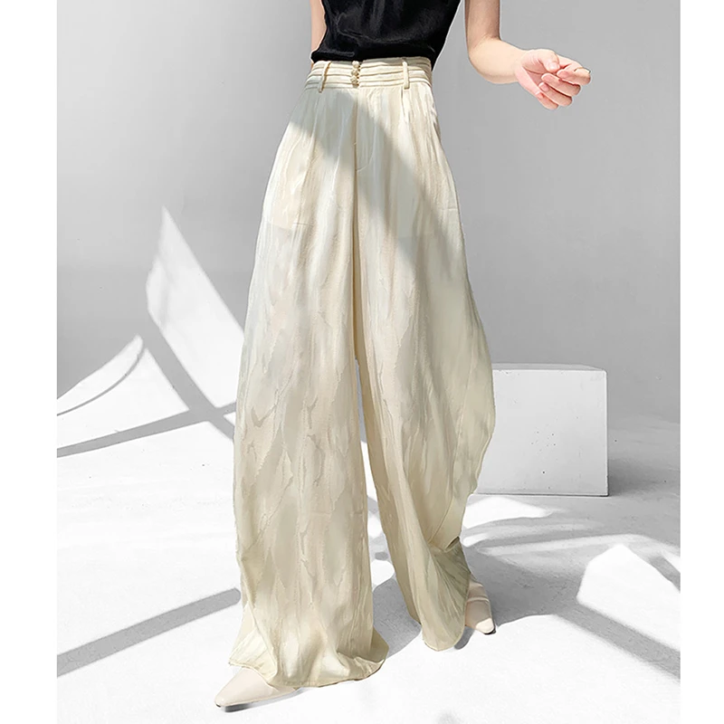2026 New Arrival Summer Fashion Women All-matched High Waist Full Length Pants Casual Loose Zipper Fly Waist Wide Leg Pants T212
2026 New Arrival Summer Fashion Women All-matched High Waist Full Length Pants Casual Loose Zipper Fly Waist Wide Leg Pants T212