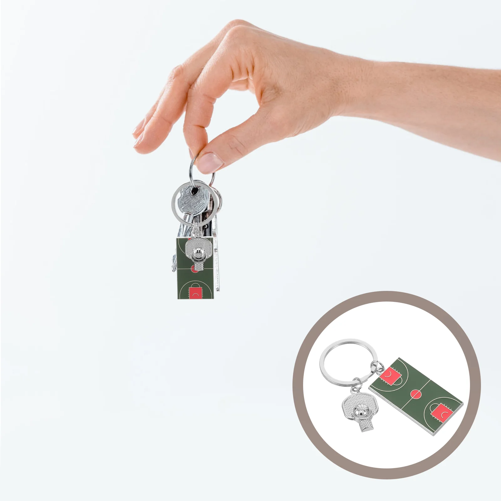 Accessories Mini Sports Style Basketball Court Keychain Pendant (basketball Court) Bag Ornament for Player Green The Gift
Accessories Mini Sports Style Basketball Court Keychain Pendant (basketball Court) Bag Ornament for Player Green The Gift