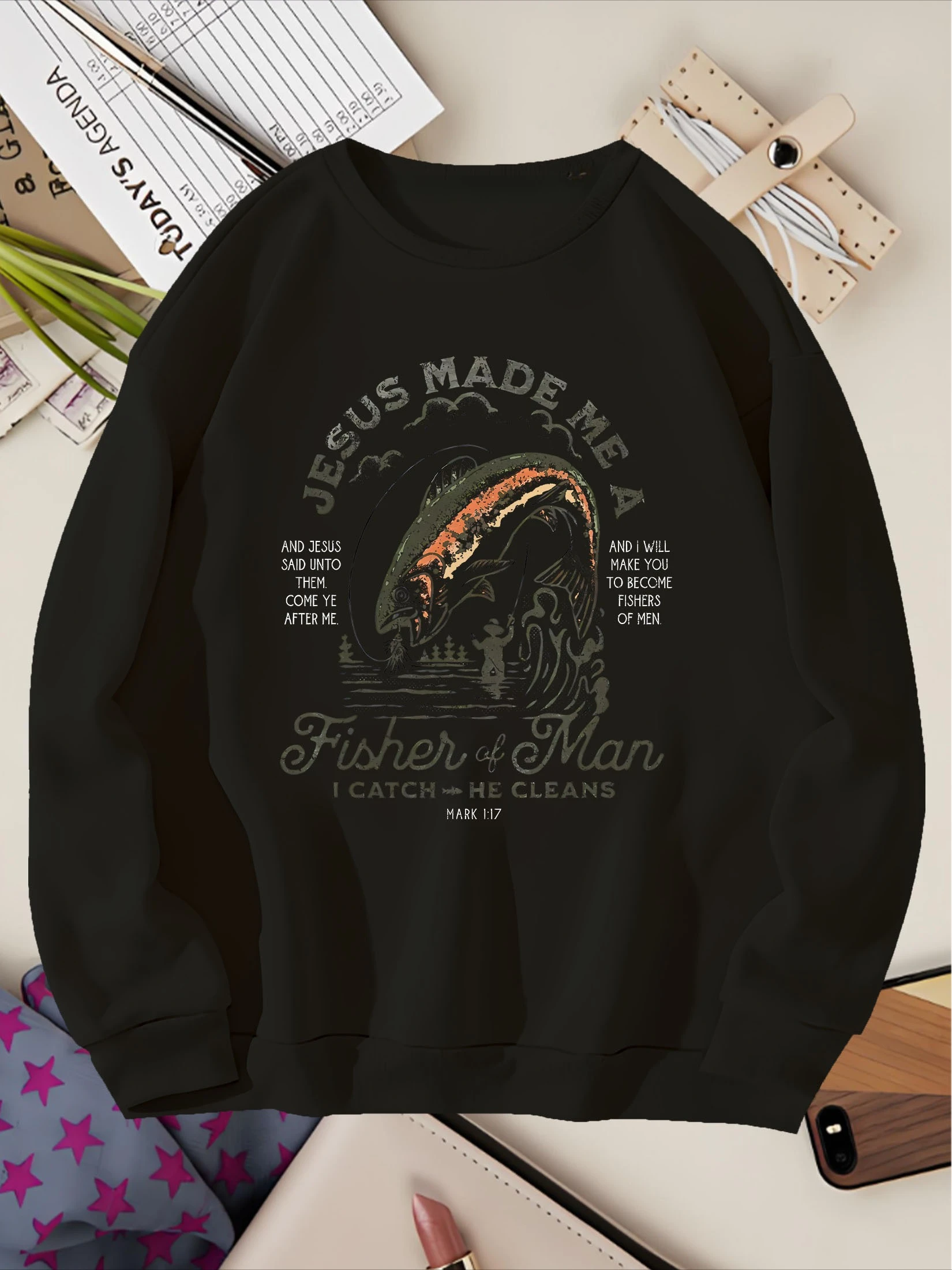 Осенние и зимние мужские и женские толстовки с графическим принтом рыбака, повседневные свободные уличные спортивные тренировочные бренды 
Осенние и зимние мужские и женские толстовки с графическим принтом рыбака, повседневные свободные уличные спортивные тренировочные бренды