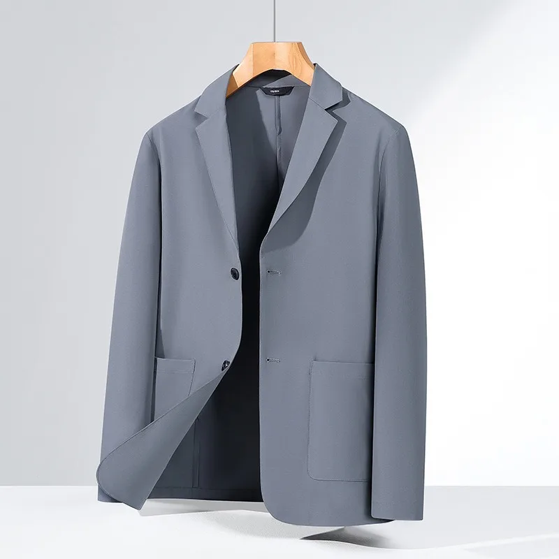 KIDWHXR Summer Men Blazer Thin Single-breasted Pocket Male Suit Coat Sun Protection Long Sleeve Breathable Casual Man Outerwear
KIDWHXR Summer Men Blazer Thin Single-breasted Pocket Male Suit Coat Sun Protection Long Sleeve Breathable Casual Man Outerwear