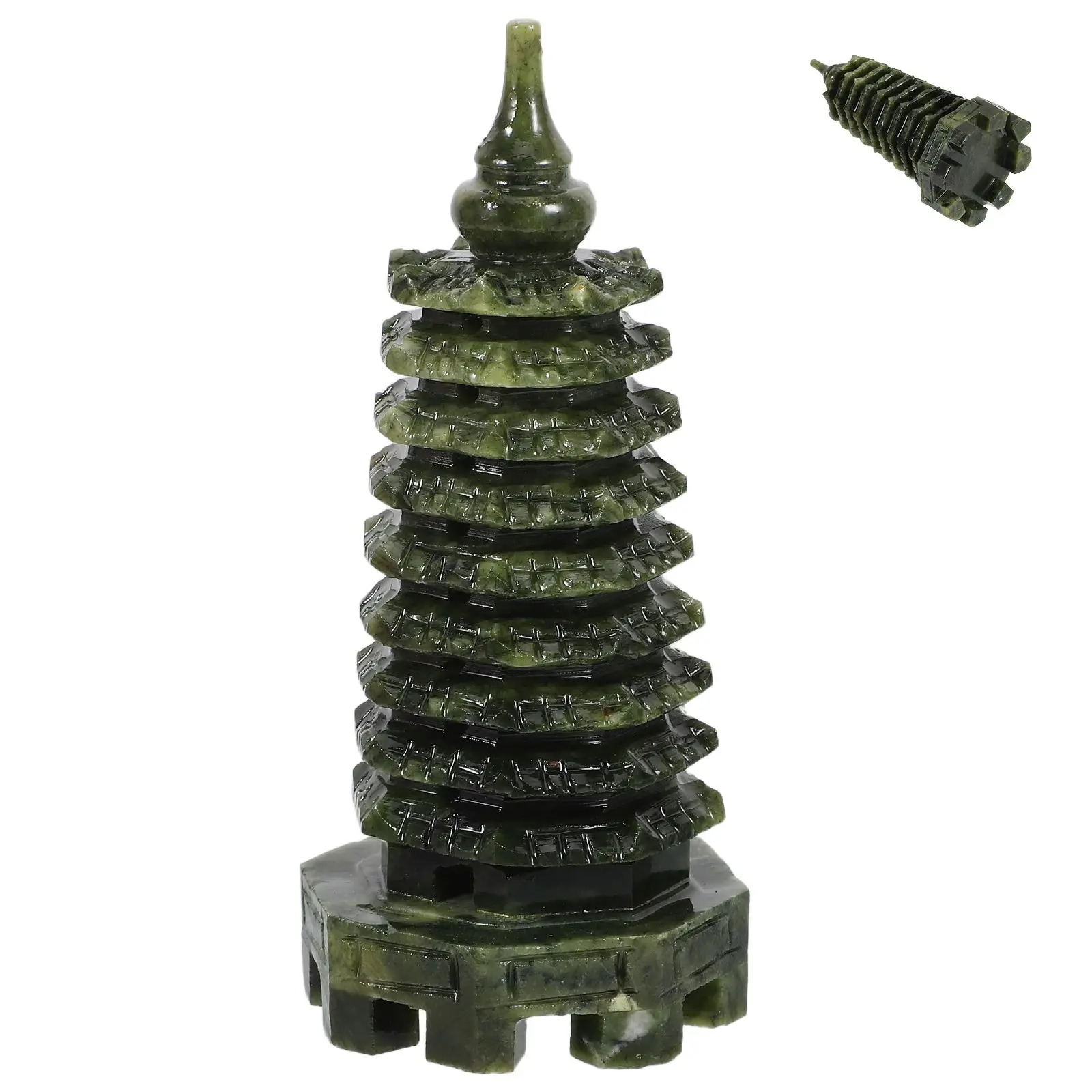 Wenchang Tower Miniature Jade Statue Decor Home Office Garden Traditional Chinese Model
Wenchang Tower Miniature Jade Statue Decor Home Office Garden Traditional Chinese Model