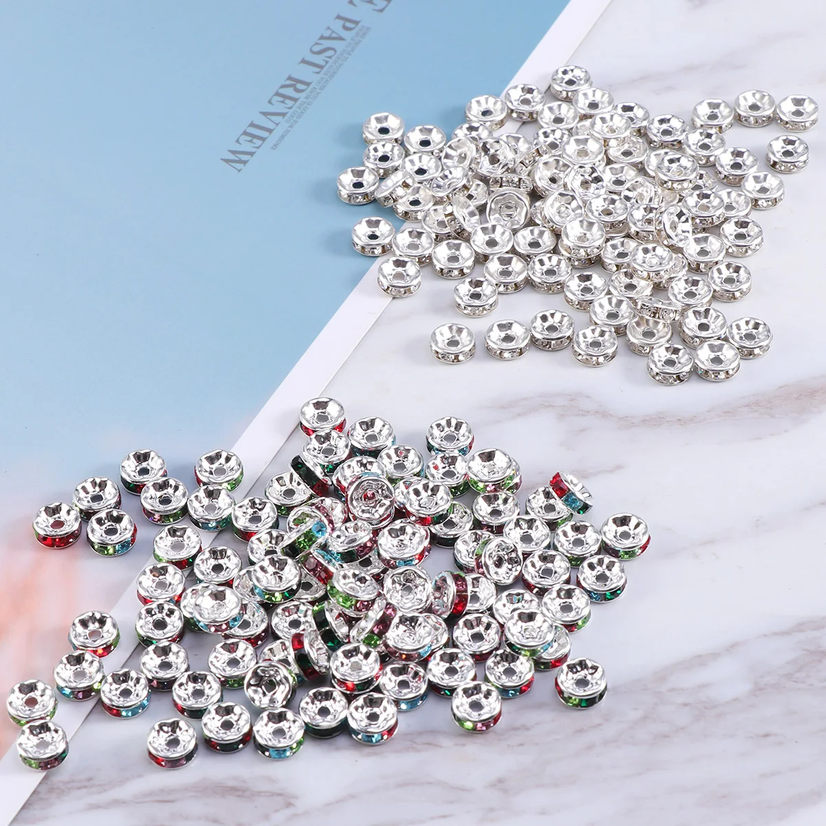 200 Pcs Mixed Color Beads Spacer Ends Caps Positioning Bracelet Jewelry Making DIY Accessories Wheel Circle Beads Craft Project
200 Pcs Mixed Color Beads Spacer Ends Caps Positioning Bracelet Jewelry Making DIY Accessories Wheel Circle Beads Craft Project