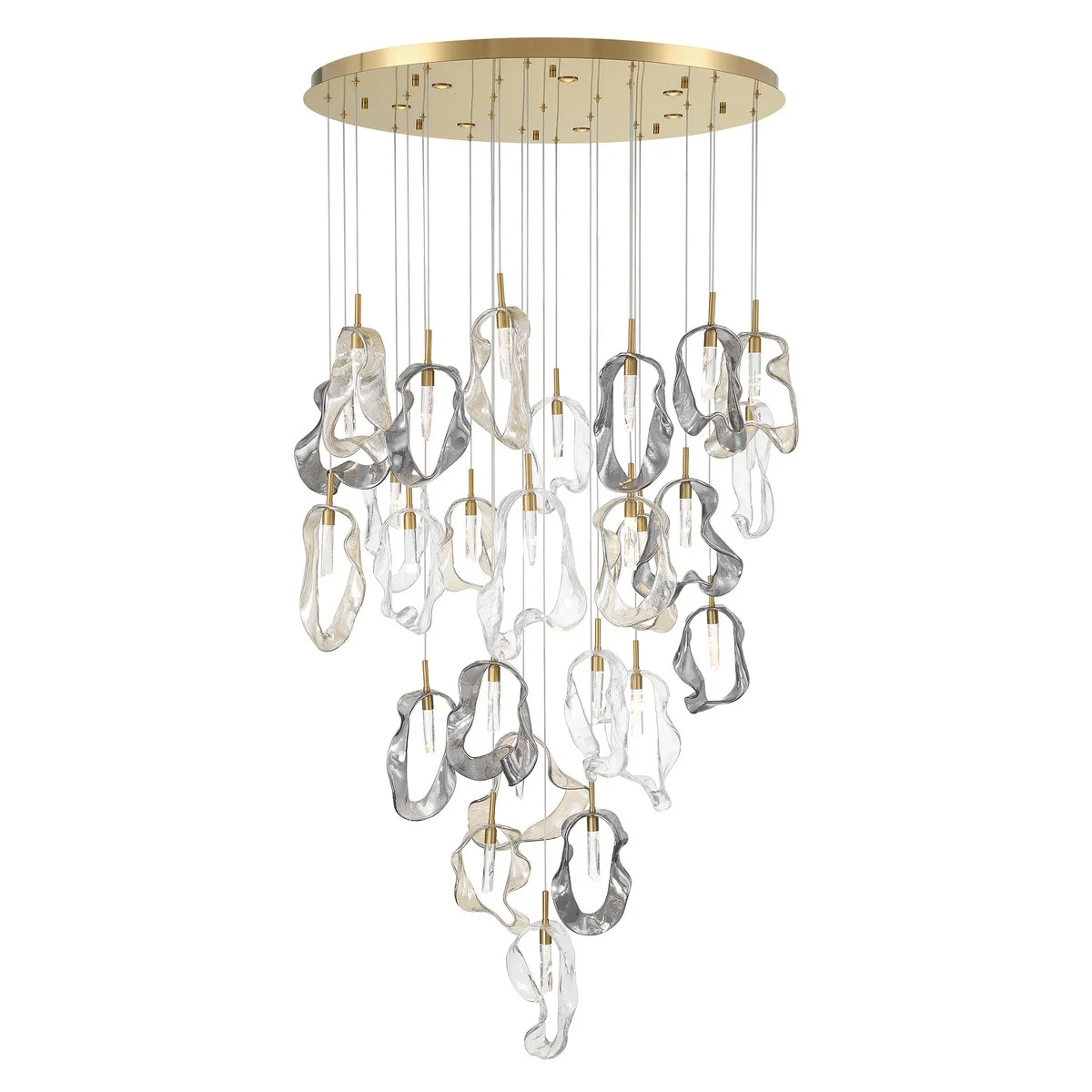 Italian Lava Ice Block Glass Chandelier Gradient-colored Bubble Design Decor in high ceiling Dining Room Staircase in Villa
Italian Lava Ice Block Glass Chandelier Gradient-colored Bubble Design Decor in high ceiling Dining Room Staircase in Villa