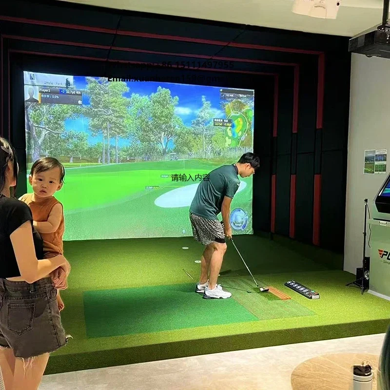 Complete Set of Golf Simulator Equipment for Home and Office Practice Indoor Golf Simulator Device Stock Available
Complete Set of Golf Simulator Equipment for Home and Office Practice Indoor Golf Simulator Device Stock Available