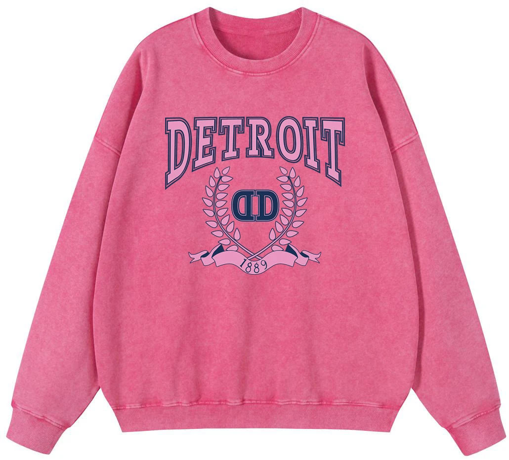 Detroit Letter Print Womans Vintage Washed Cotton Sweatshirt Fashion Quality Pullover Warm Casual Autumn Hoodies Simple Loose
Detroit Letter Print Womans Vintage Washed Cotton Sweatshirt Fashion Quality Pullover Warm Casual Autumn Hoodies Simple Loose