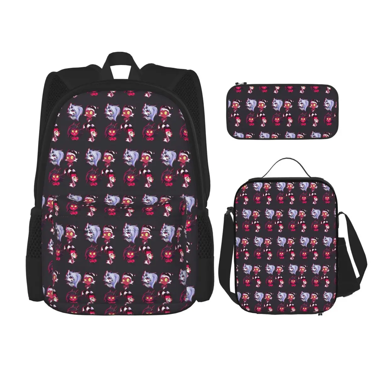 Loona Collage Helluva Boss Anime Backpacks Bookbag Students School Bags Kids Rucksack Lunch Bag Pen Bag Three-Piece Set
Loona Collage Helluva Boss Anime Backpacks Bookbag Students School Bags Kids Rucksack Lunch Bag Pen Bag Three-Piece Set