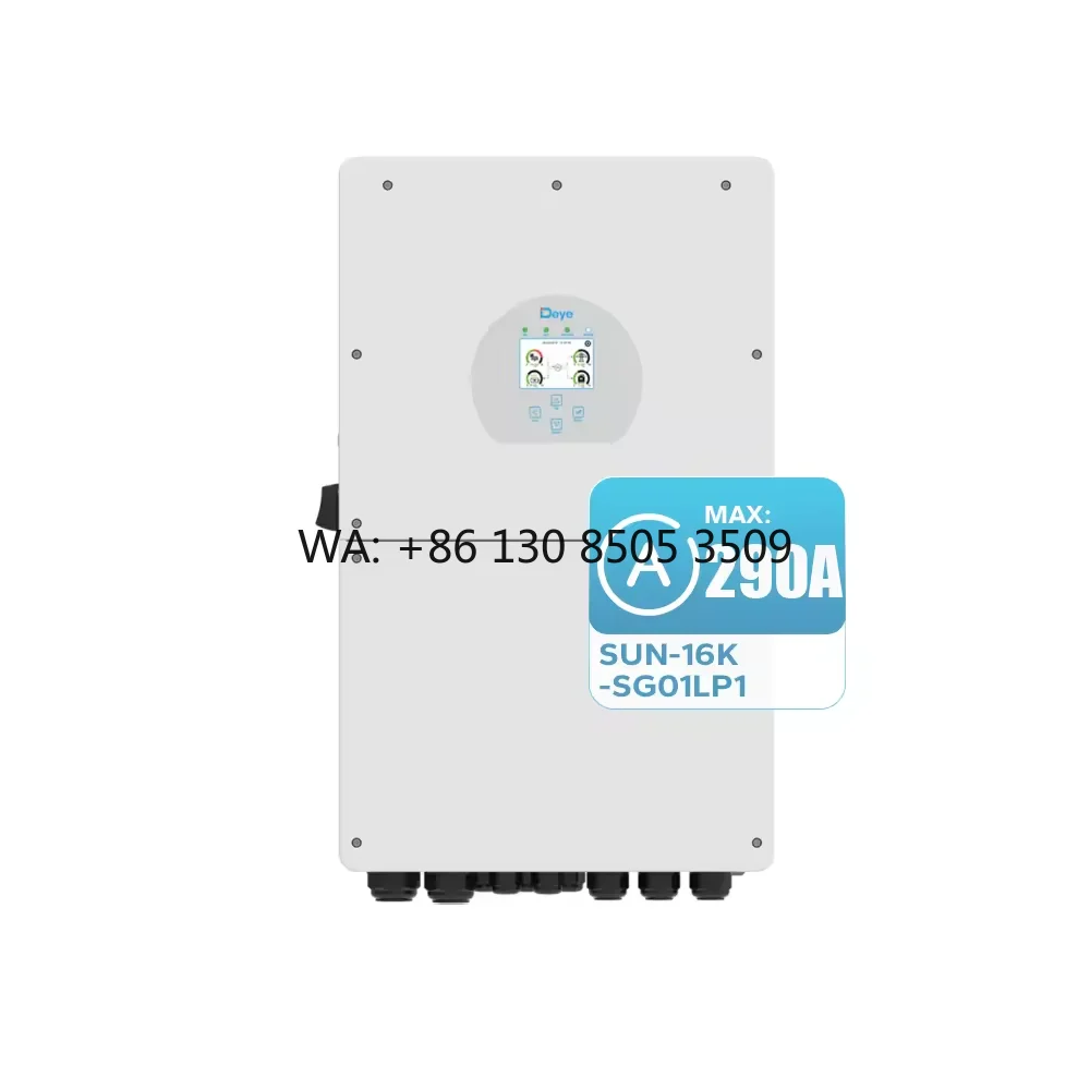 Deye 12Kw Single Phase Hybrid Inverter SUN-12K-SG01LP1-EU on Grid off Grid Hybrid Solar System Energy Product
Deye 12Kw Single Phase Hybrid Inverter SUN-12K-SG01LP1-EU on Grid off Grid Hybrid Solar System Energy Product