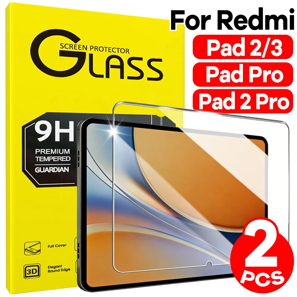 1-2PCS Tempered Glass Screen Protector for Redmi Pad 2 11inch/Pad 2 Pro/Pad 3/Pad Pro 9h Hardness Anti-Scratch Protective Film
1-2PCS Tempered Glass Screen Protector for Redmi Pad 2 11inch/Pad 2 Pro/Pad 3/Pad Pro 9h Hardness Anti-Scratch Protective Film