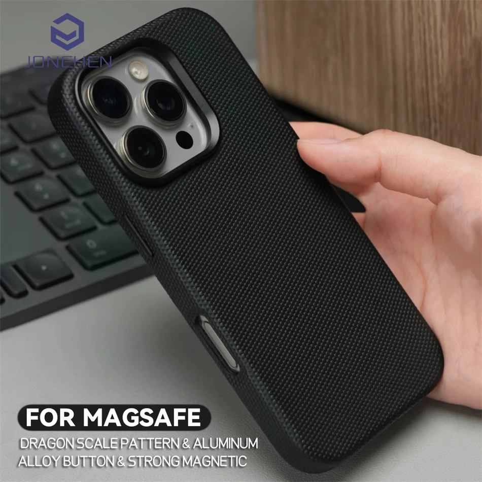 Простой деловой кожаный чехол с рисунком чешуи дракона для Magsafe, сильный магнитный чехол для iPhone 16, 15, 14, 13 Pro Max, противоударный чехол
Простой деловой кожаный чехол с рисунком чешуи дракона для Magsafe, сильный магнитный чехол для iPhone 16, 15, 14, 13 Pro Max, противоударный чехол