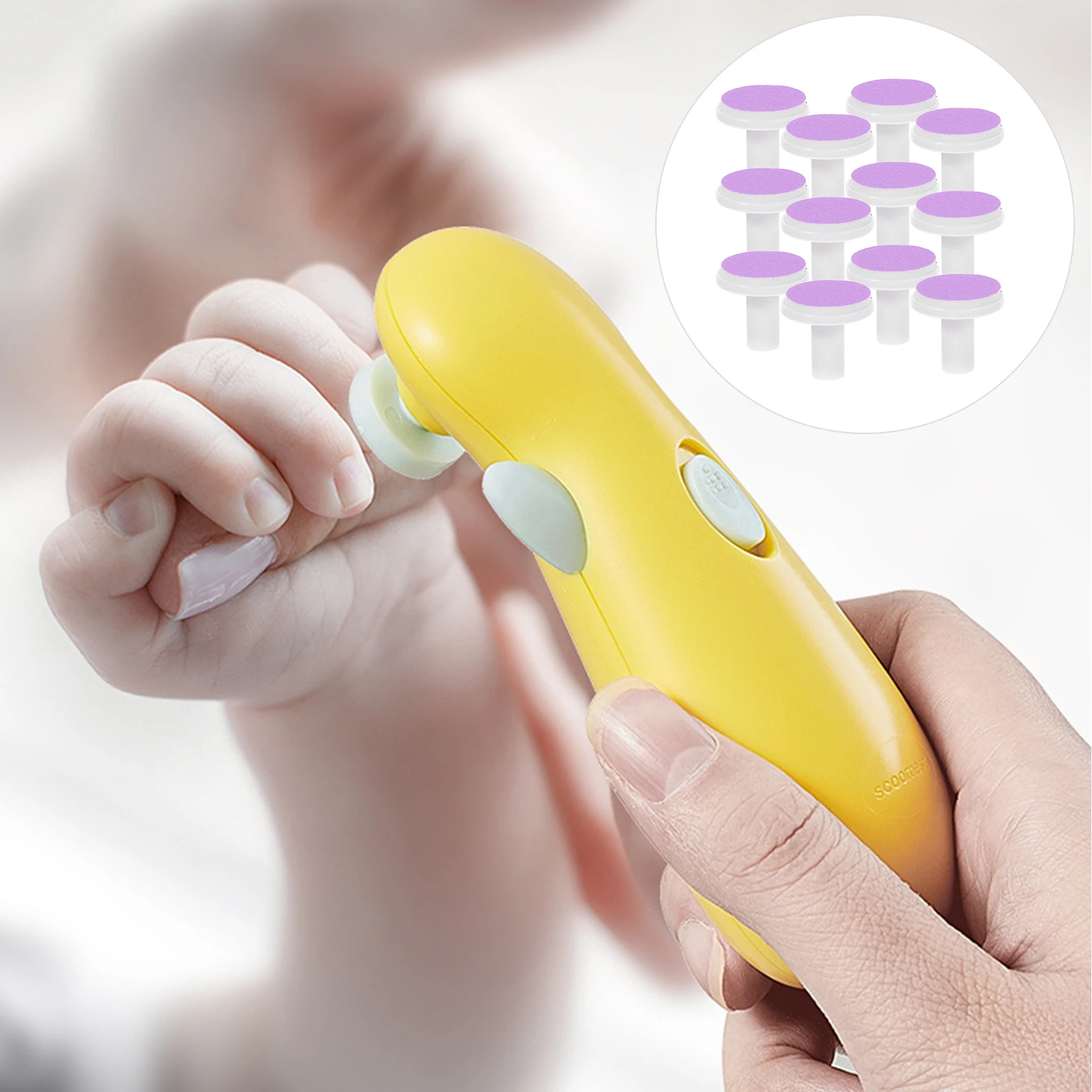 12pcs Baby Nail Trimmer Red Replacement Heads Electric Accessories for 1-6 Months Nail File Pad Grinding Tools Newborn Polishing
12pcs Baby Nail Trimmer Red Replacement Heads Electric Accessories for 1-6 Months Nail File Pad Grinding Tools Newborn Polishing