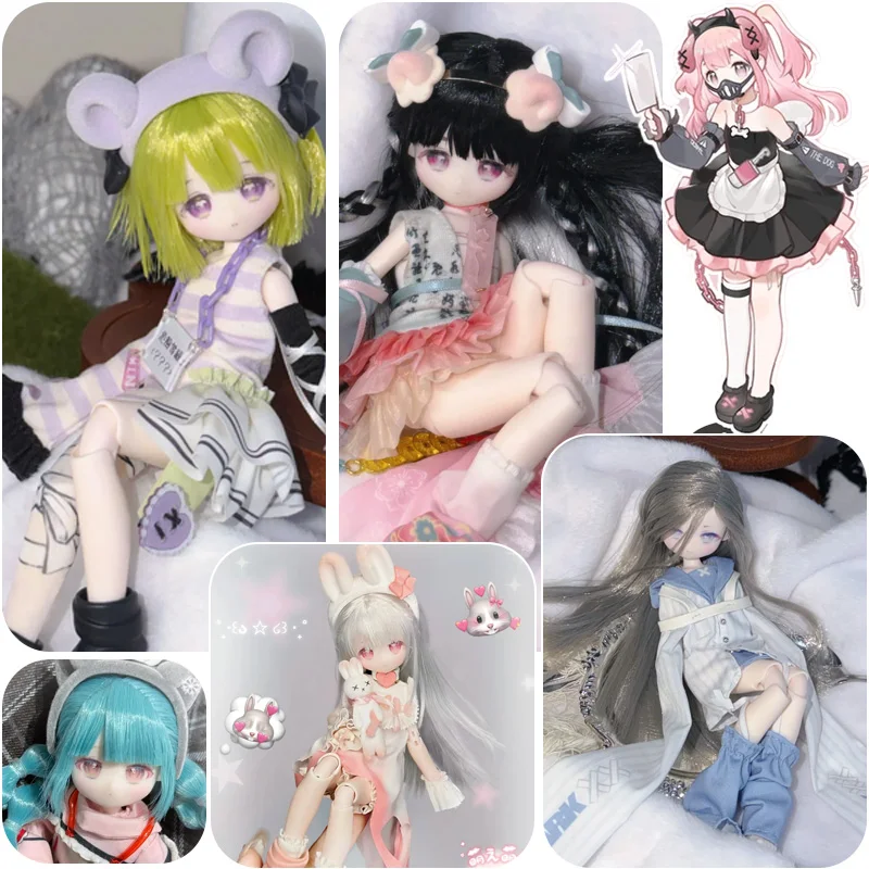 Inedible Doll Lovely Kwaidan Series Blind Box 1/8 BJD Rooted Hair Doll Mystery Box Articulated Figure Model Anime Dolls Gifts
Inedible Doll Lovely Kwaidan Series Blind Box 1/8 BJD Rooted Hair Doll Mystery Box Articulated Figure Model Anime Dolls Gifts