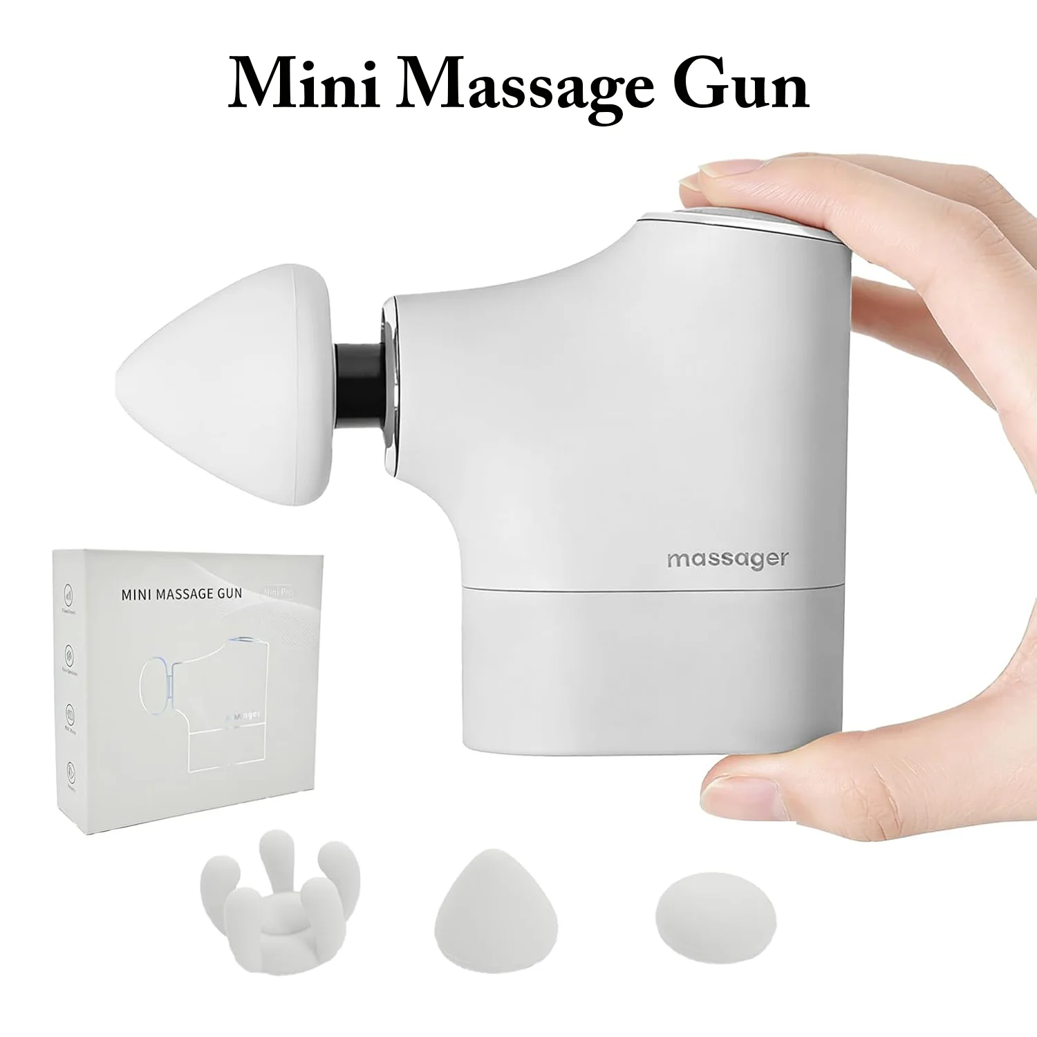 Mini Massage Gun Portable Deep Tissue Muscle Massager with Smart Pressure Sensor Quiet Motor Muscle Relaxation for Legs & Back
Mini Massage Gun Portable Deep Tissue Muscle Massager with Smart Pressure Sensor Quiet Motor Muscle Relaxation for Legs & Back