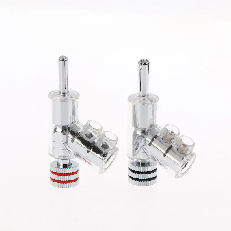 Welding free banana plug copper gold-plated/rhodium plated self-locking gun type audio amplifier speaker wire terminal block
Welding free banana plug copper gold-plated/rhodium plated self-locking gun type audio amplifier speaker wire terminal block