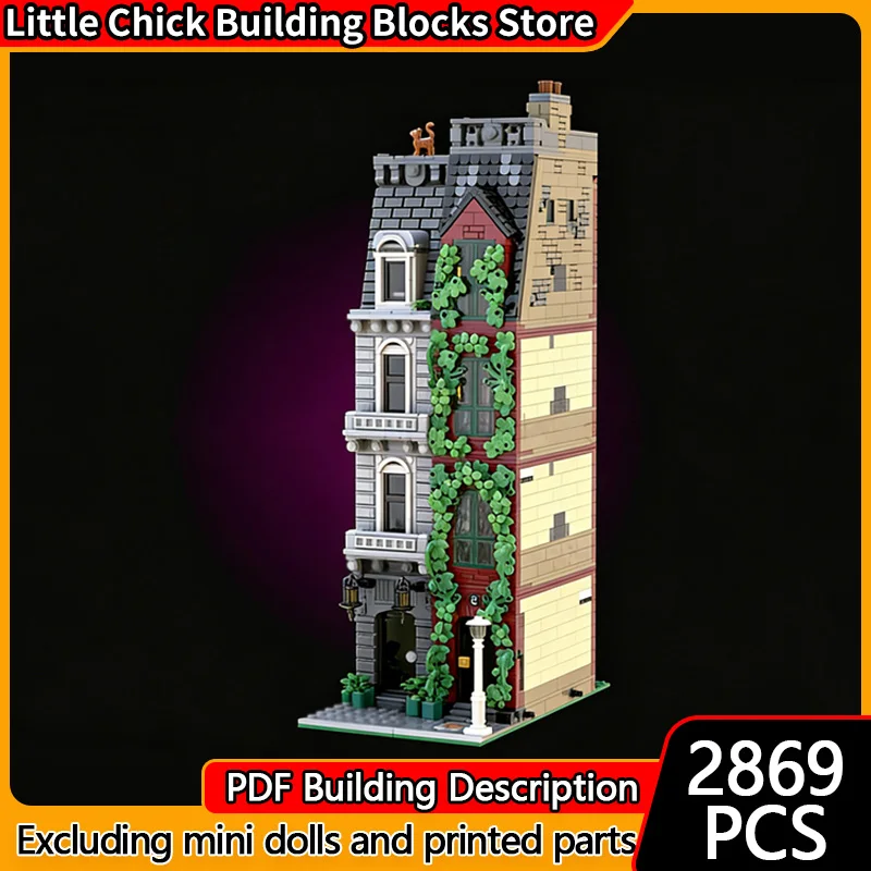 City Street View Model MOC Building Bricks Vintage Cottage Modular Technology Gifts Holiday Assemble Children Toys Suit
City Street View Model MOC Building Bricks Vintage Cottage Modular Technology Gifts Holiday Assemble Children Toys Suit