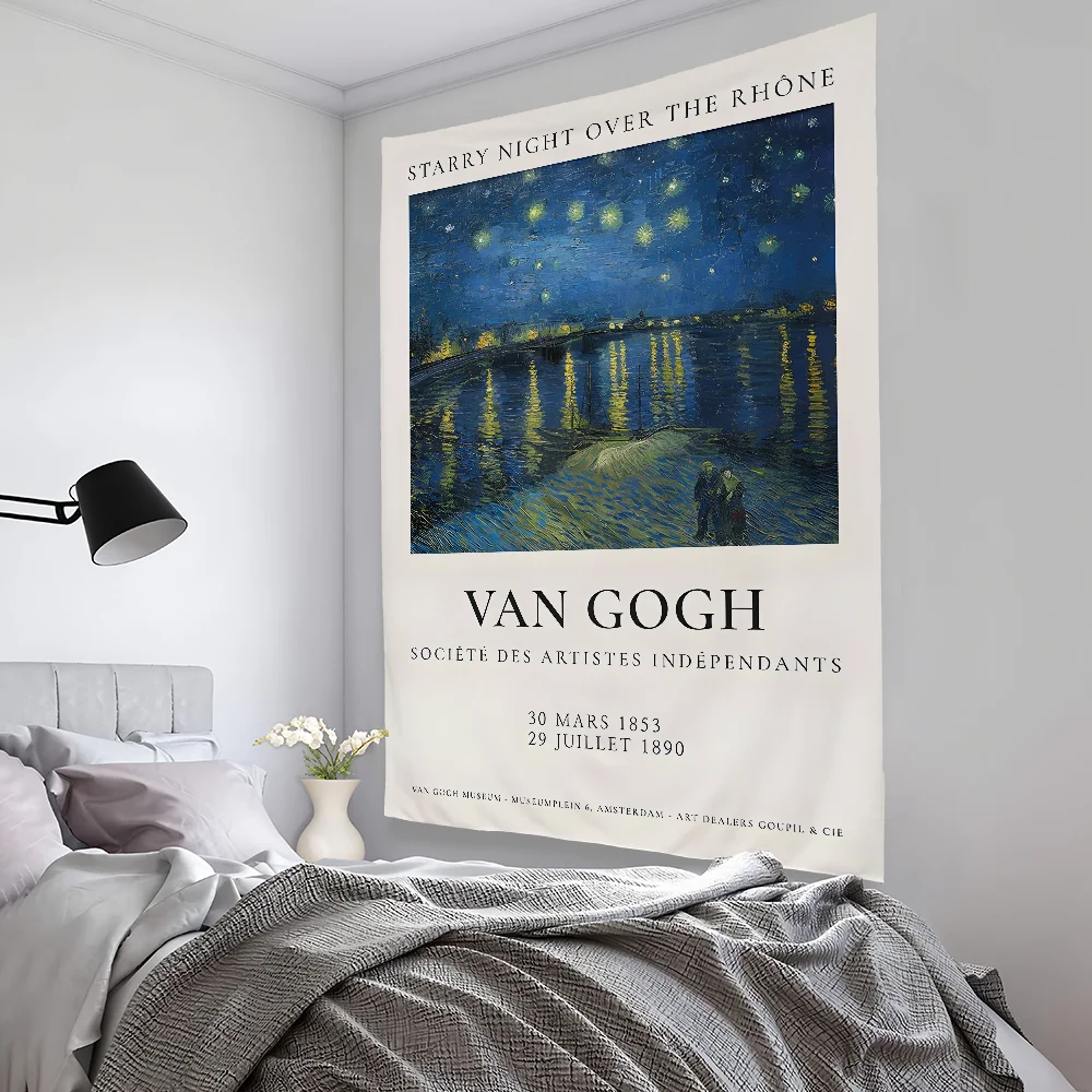 Van Gogh Nordic Fashion Ins Tapestry Bedroom Living Bar Garden Outdoor Microfiber Festival Decoration Background Art Banner
Van Gogh Nordic Fashion Ins Tapestry Bedroom Living Bar Garden Outdoor Microfiber Festival Decoration Background Art Banner