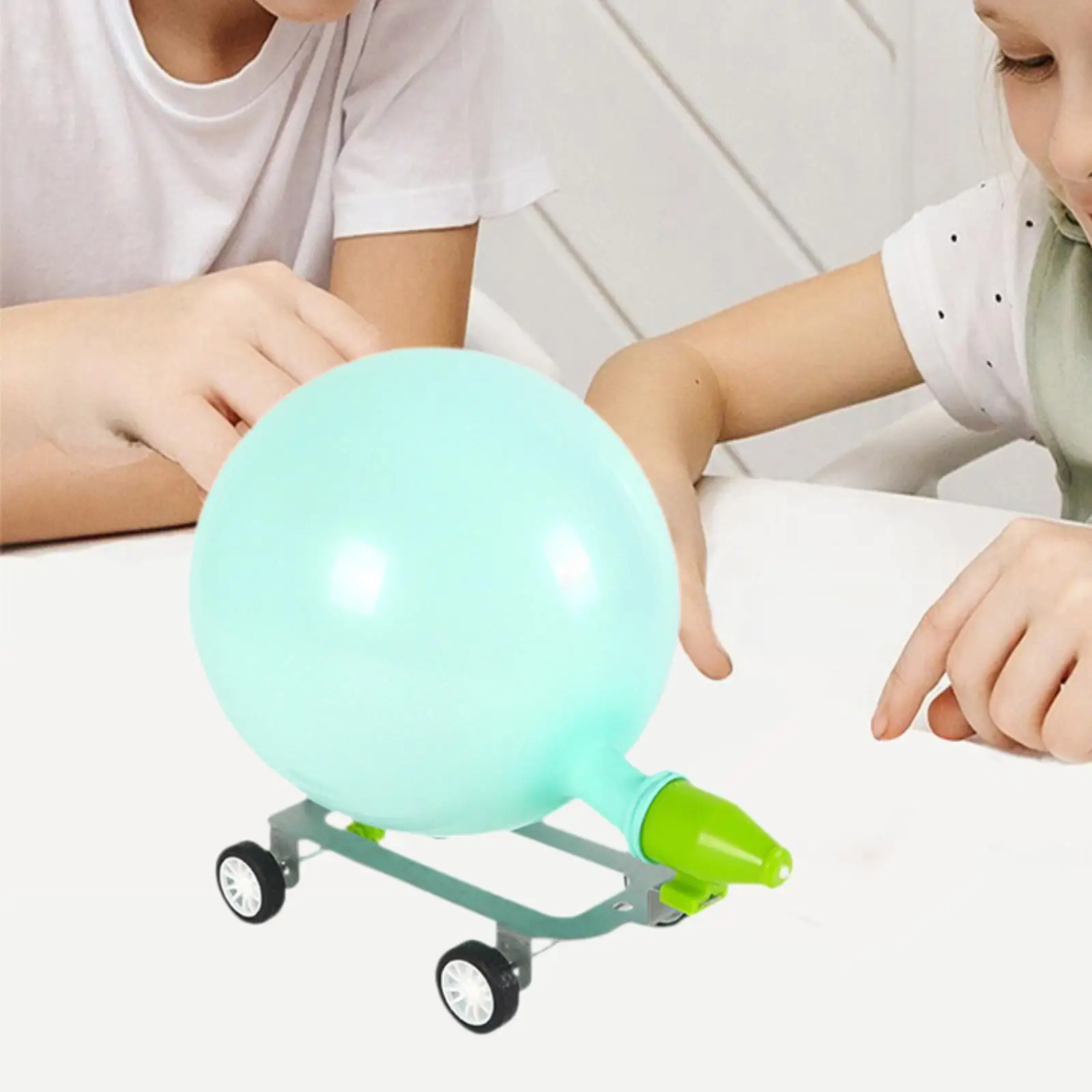 DIY Balloon Car Building Toy Early Educational Developing Intelligent Balloon Powered Car Retract Trolley for Male Teachers
DIY Balloon Car Building Toy Early Educational Developing Intelligent Balloon Powered Car Retract Trolley for Male Teachers