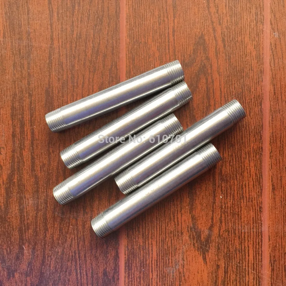 5pcs 3/8" Male x 3/8" Male Threaded Pipe Fitting 100MM Stainless Steel SS304 BSP NEW
5pcs 3/8" Male x 3/8" Male Threaded Pipe Fitting 100MM Stainless Steel SS304 BSP NEW
