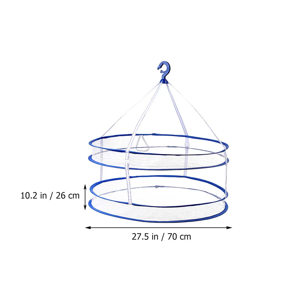 1Pc Double Layer Removable Windproof Hook Steel Ring Design Clothes Drying Basket Laundry Hanger Net Indoor Outdoor Use
1Pc Double Layer Removable Windproof Hook Steel Ring Design Clothes Drying Basket Laundry Hanger Net Indoor Outdoor Use