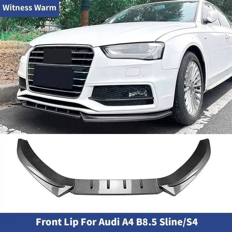 Глянцевый черный передний бампер из АБС-пластика, передняя лопата с карбоновым видом для Audi A4 B8.5 S4 Sline 2013-2016
Глянцевый черный передний бампер из АБС-пластика, передняя лопата с карбоновым видом для Audi A4 B8.5 S4 Sline 2013-2016