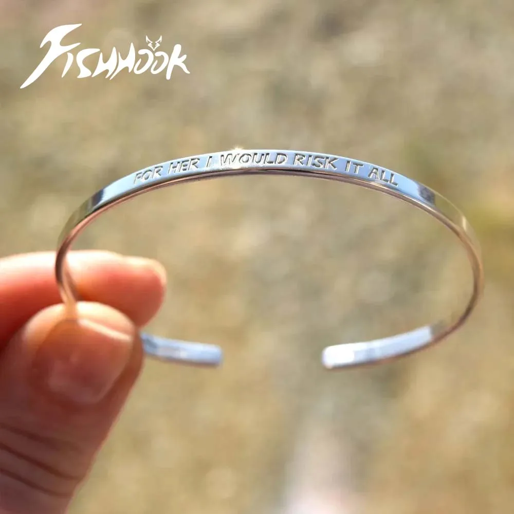Couple Engrave Name Text Custom Bangle Personalized Bracelet Cuff Gift for Women Men Friend Stainless Steel Gold Color Jewelry
Couple Engrave Name Text Custom Bangle Personalized Bracelet Cuff Gift for Women Men Friend Stainless Steel Gold Color Jewelry