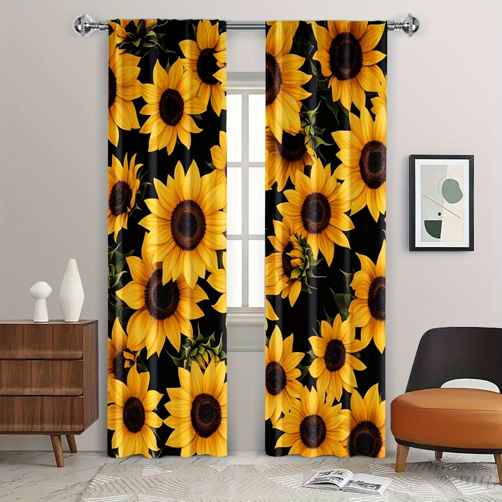 2pcs, Curtains Sunflower Protecting Privacy Family Party Decoration for Home Decor
2pcs, Curtains Sunflower Protecting Privacy Family Party Decoration for Home Decor
