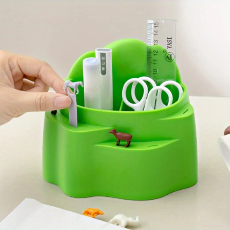 Pen holder desktop stationery box Dashan styling multifunctional pen holder office notes finishing box
Pen holder desktop stationery box Dashan styling multifunctional pen holder office notes finishing box