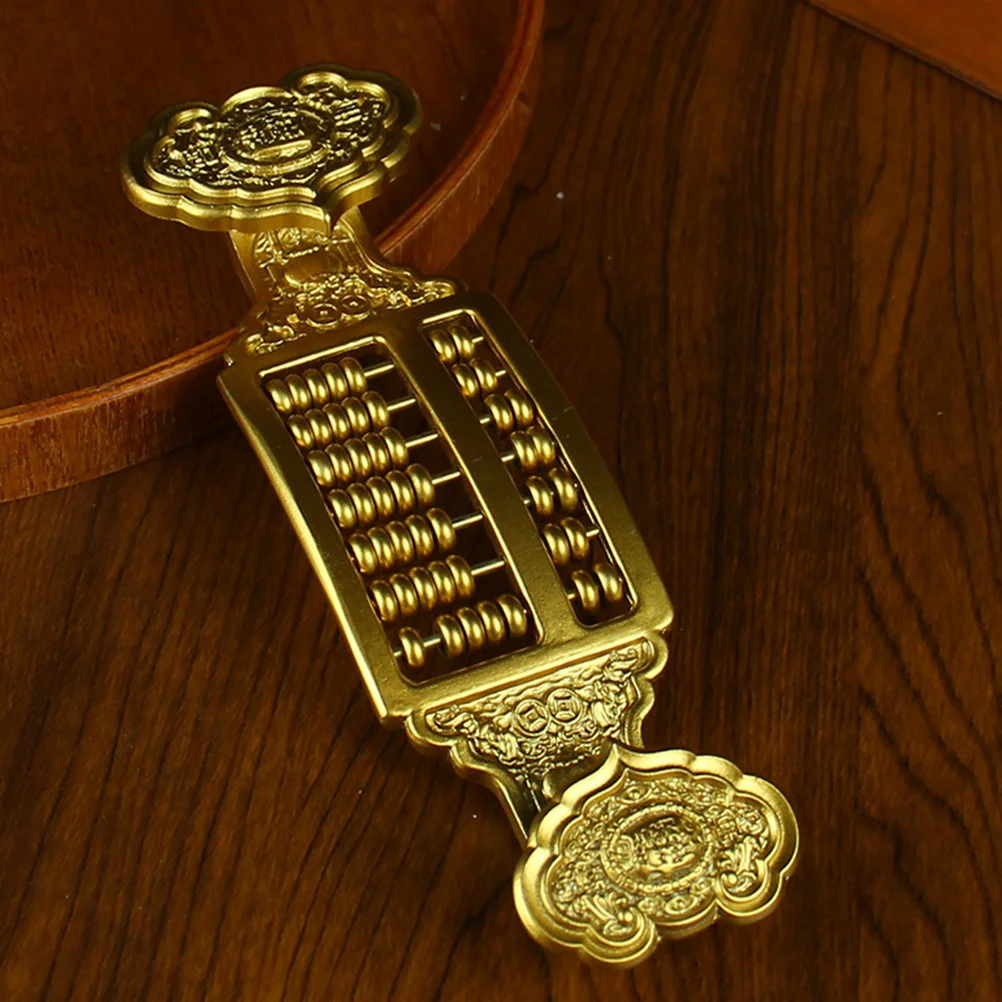 Brass Retro Desktop Decor Vintage Sculpture Home Retro Abacus Ornament Office Decoration Abacus Craft Tabletop Ornament
Brass Retro Desktop Decor Vintage Sculpture Home Retro Abacus Ornament Office Decoration Abacus Craft Tabletop Ornament