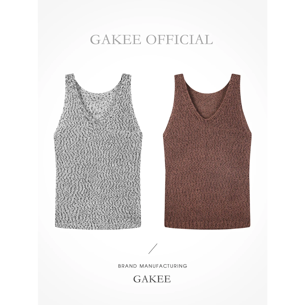 Gakee Official Women's Knitted Tank Top Summer New Sle Inner Wear ort Sve Slim Fit Workwear Design Polyester Nylon
Gakee Official Women's Knitted Tank Top Summer New Sle Inner Wear ort Sve Slim Fit Workwear Design Polyester Nylon