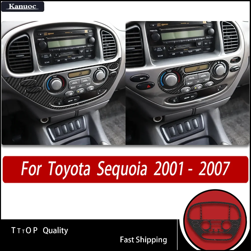 High-Gloss Carbon Fiber Car Interior Stickers - Automotive center stack For Toyota Sequoia XK30 XK40 2001- 2007
High-Gloss Carbon Fiber Car Interior Stickers - Automotive center stack For Toyota Sequoia XK30 XK40 2001- 2007