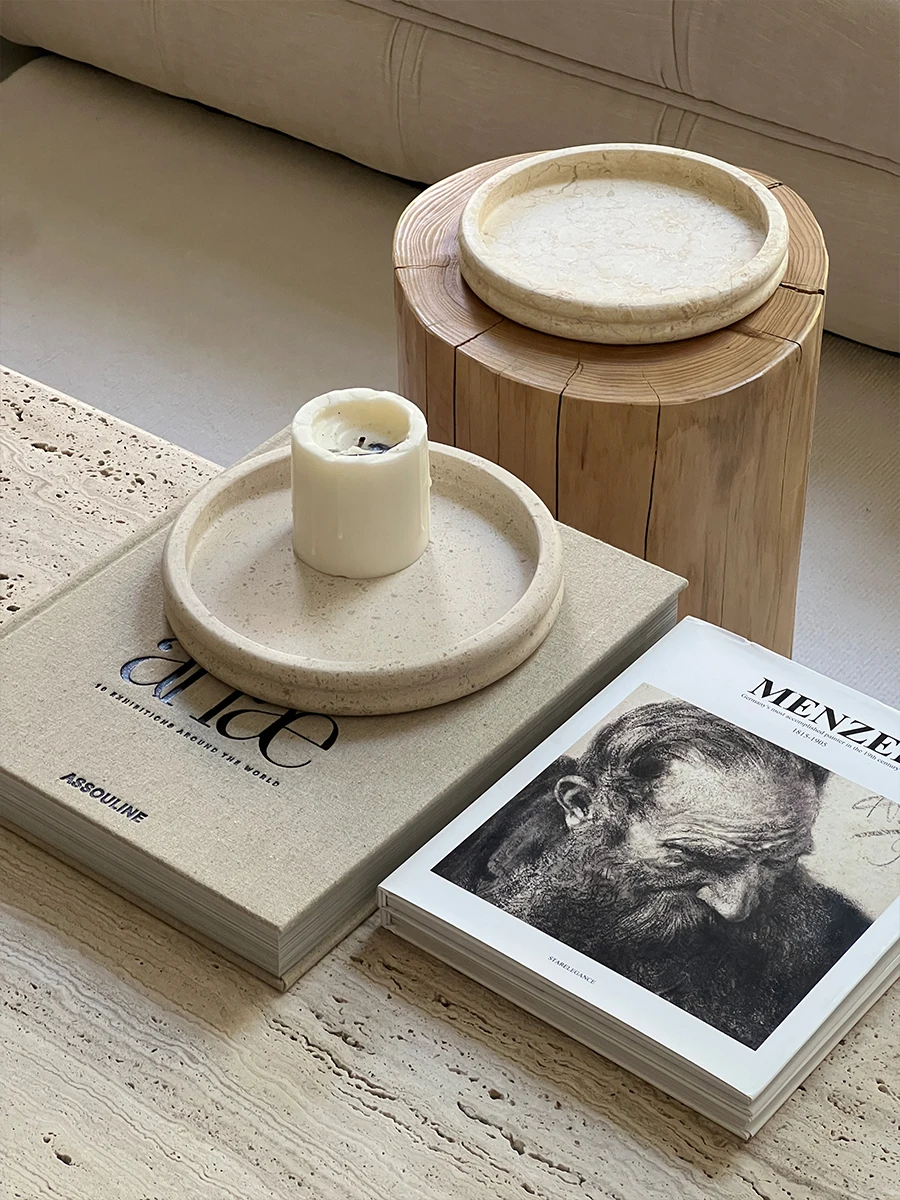 Original Wabi-Sabi Decorative Marble round Entrance Tabletop Vintage Storage Tray Incense Fruit Plate French Style Home Decor
Original Wabi-Sabi Decorative Marble round Entrance Tabletop Vintage Storage Tray Incense Fruit Plate French Style Home Decor